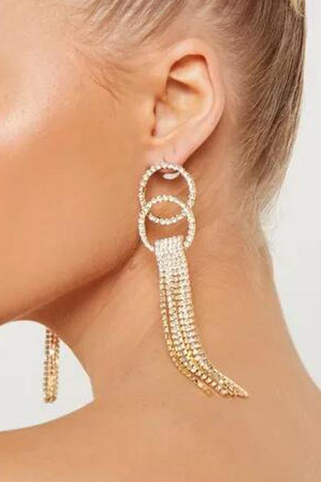 Hoop Tassel Earrings