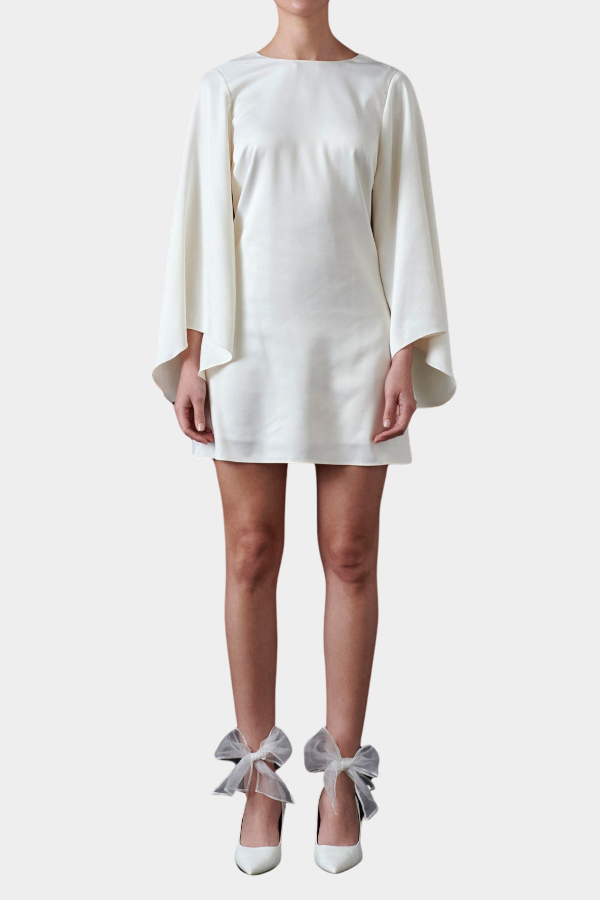 BELL-SLEEVE MINI DRESS