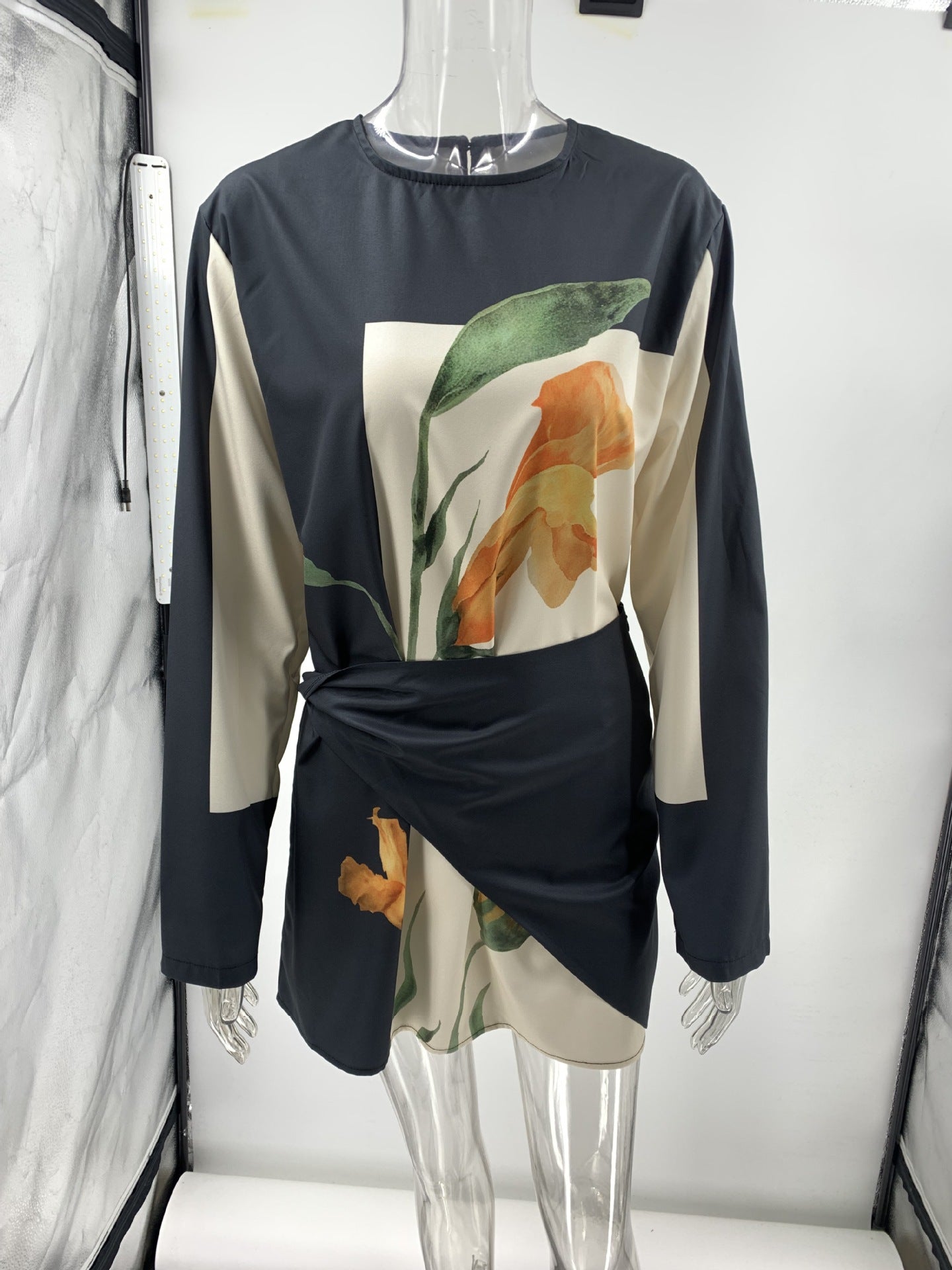 edwina grey Printed mini dress