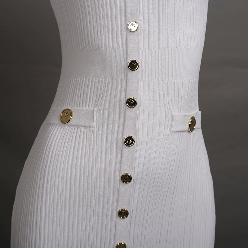 versatile knitted mini sundress