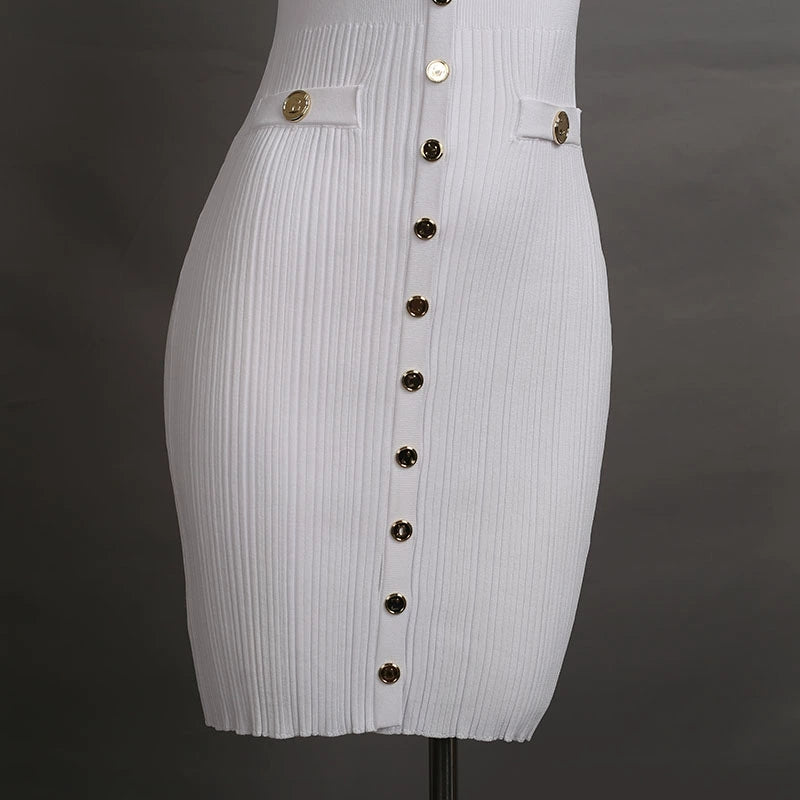 versatile knitted mini sundress