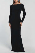 damla long sleeve maxi dress