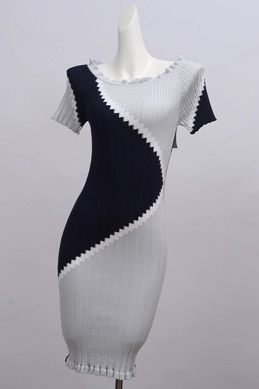 knitted mini dress