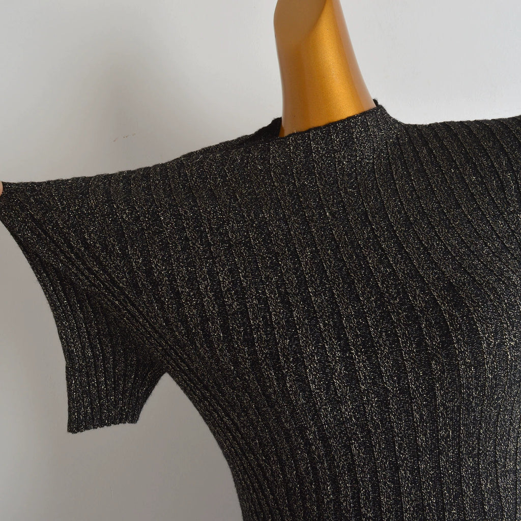 single bright silk knitted dress