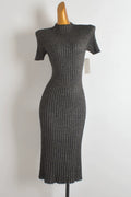 single bright silk knitted dress