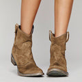 suede Low-top women's boots