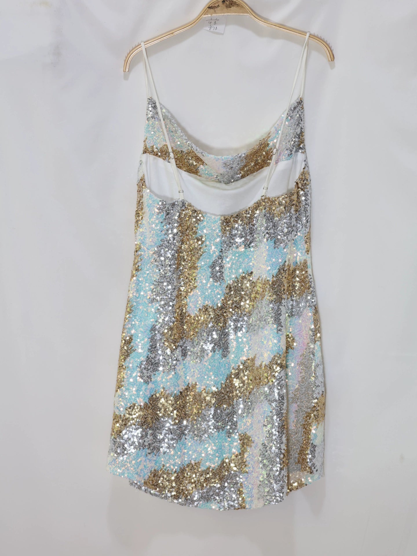 Sequin Bead Mini Dress - Sparkly Party Dress with Embellishments