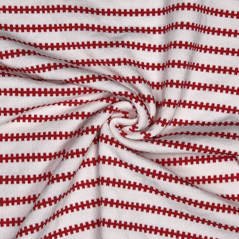 celeste red Striped knit slip mini dress