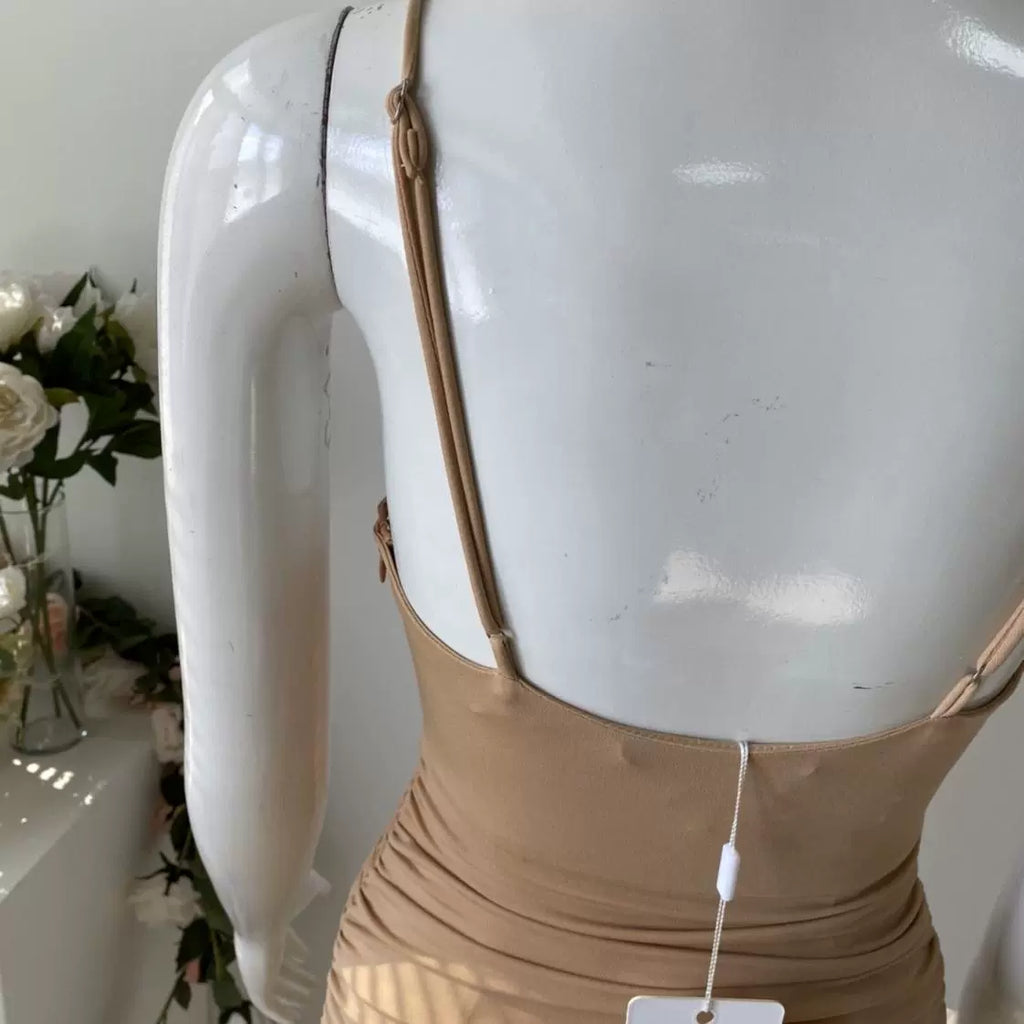 kink suspender slim back dress
