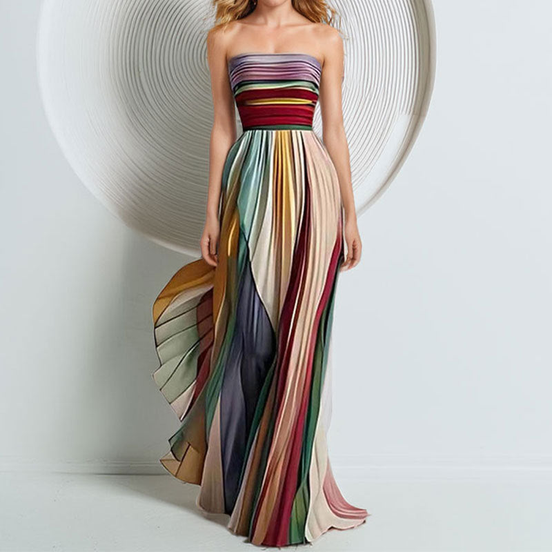 zenobia Strapless maxi dress