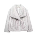 modesty gradient fur coat