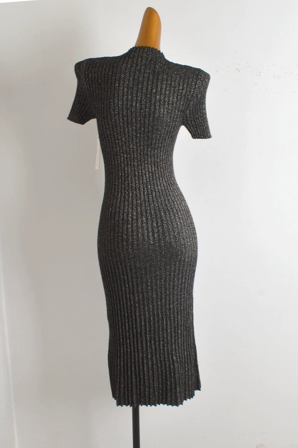 single bright silk knitted dress
