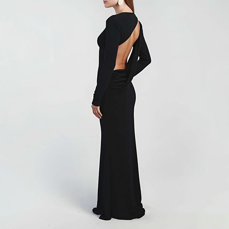 damla long sleeve maxi dress