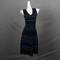 hollow sleeveless knitted dress