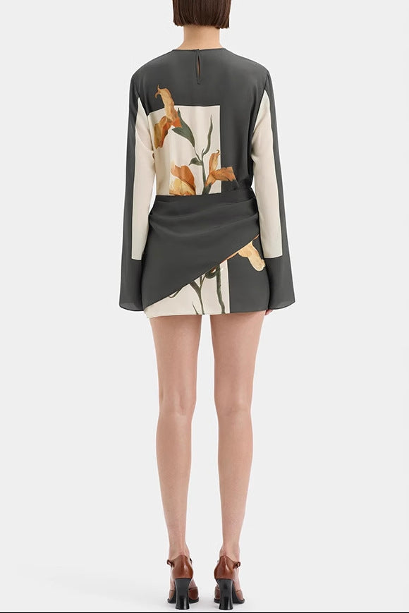 edwina grey Printed mini dress