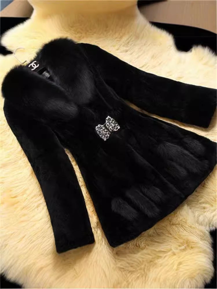Kate imitation rabbit fur jacket