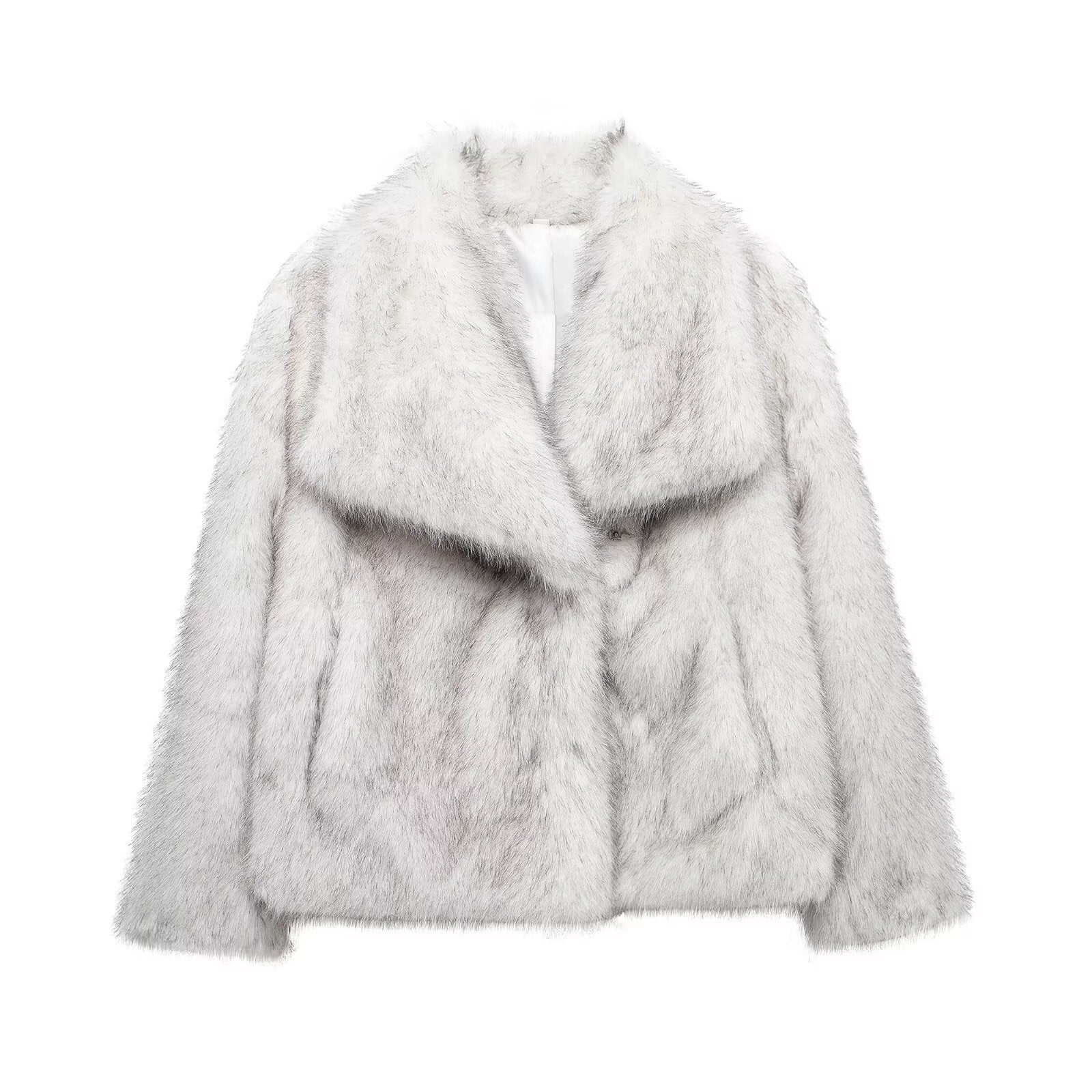 mag lambswool thick fur coat