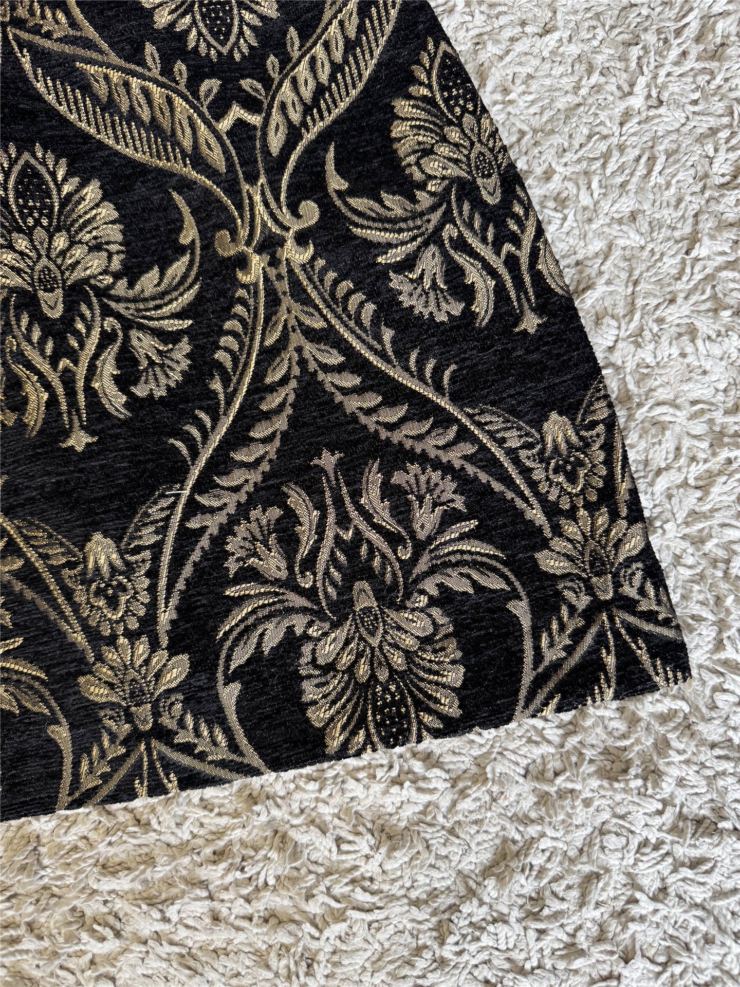 gold thread embroidery thick bandeau mini dress