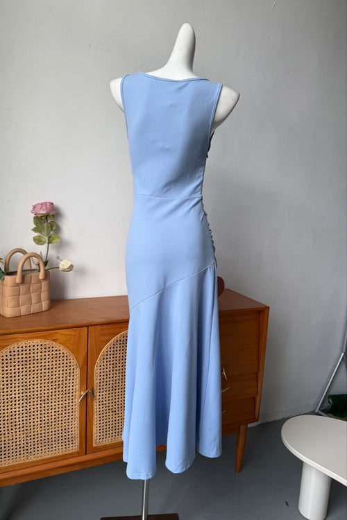 blue  camisole dress