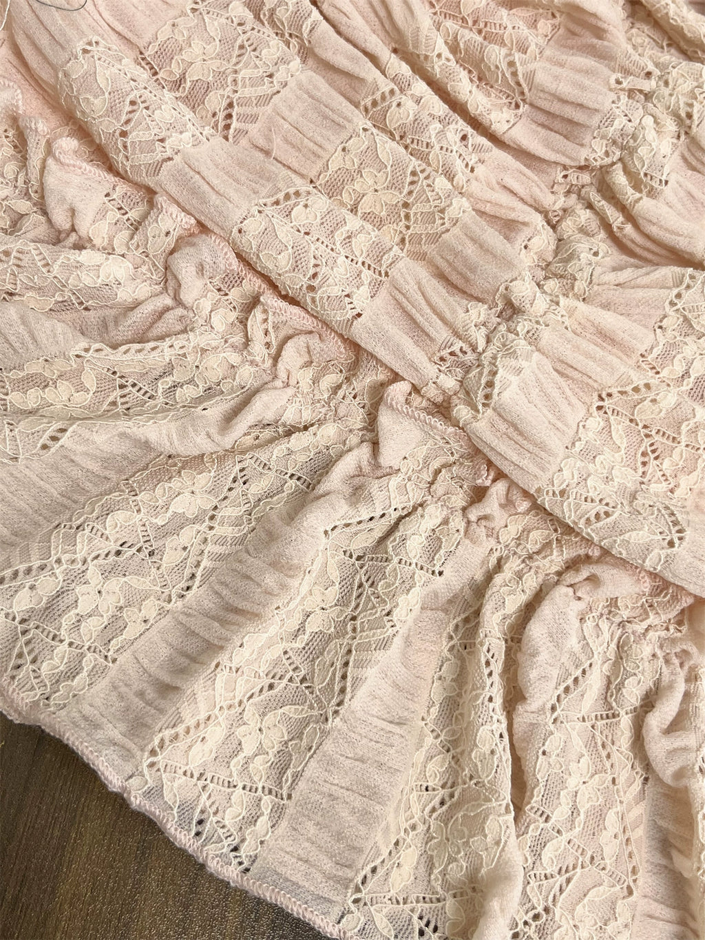 lace pleated backless bandeau mini dress