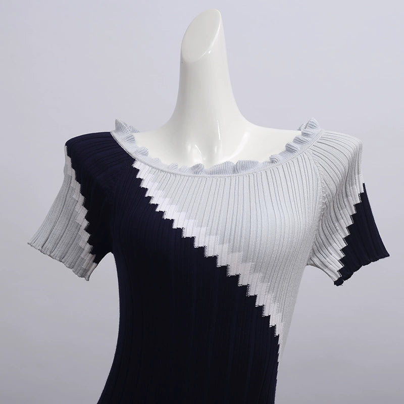 knitted mini dress