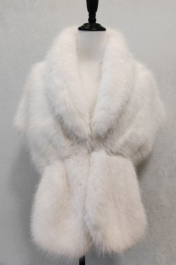 warm fur collar scarves bridal cheongsam with cloaks and plush shawls