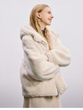 fur imitation mink coat