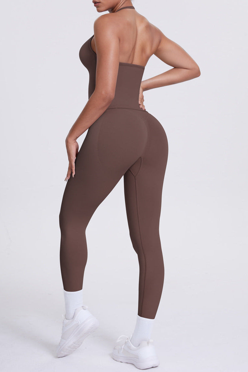 tight running fitness sports yoga two-piece set