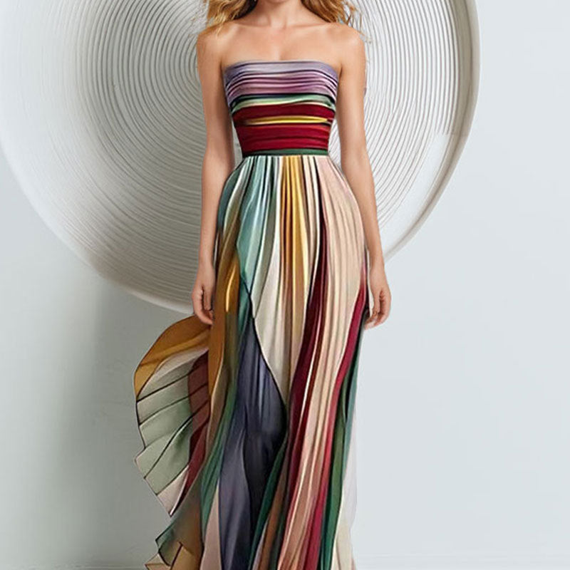 zenobia Strapless maxi dress