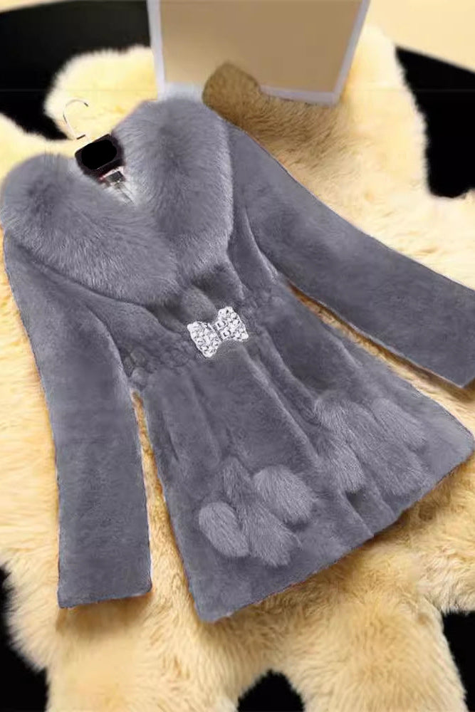 Kate imitation rabbit fur jacket