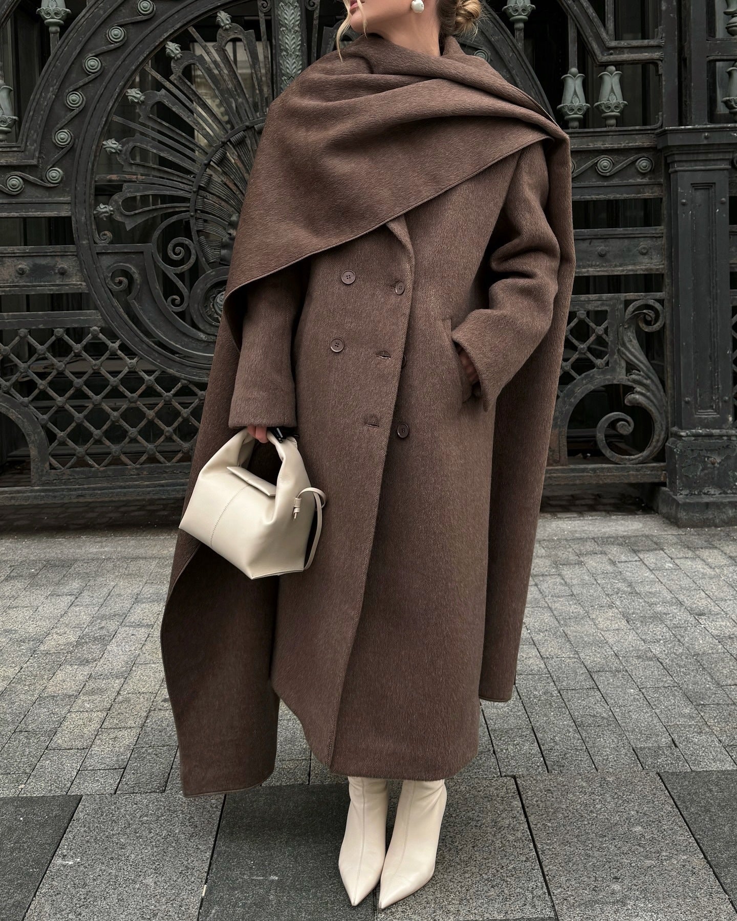 virginia Solid color loose coat