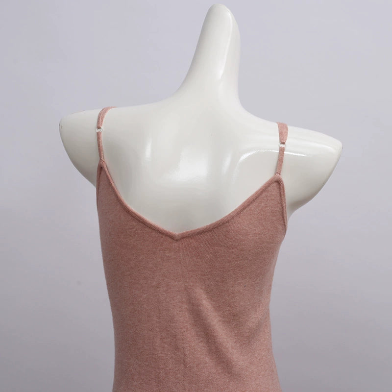 V-neck waist cinched slip dress