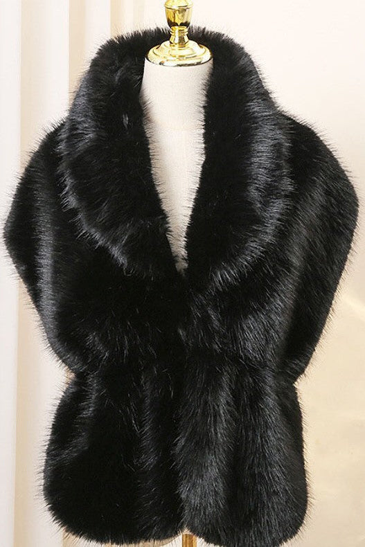 warm fur collar scarves bridal cheongsam with cloaks and plush shawls