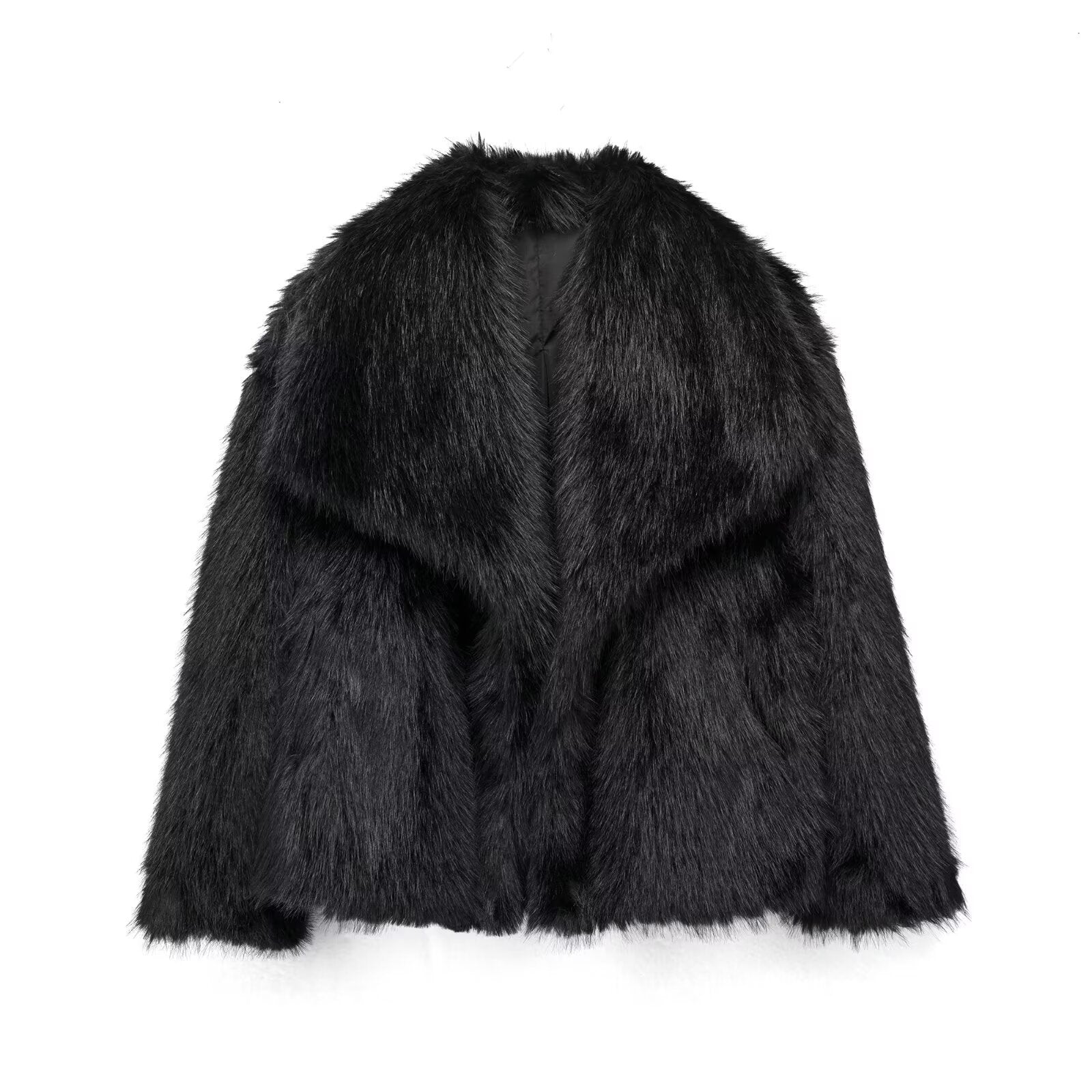 mag lambswool thick fur coat