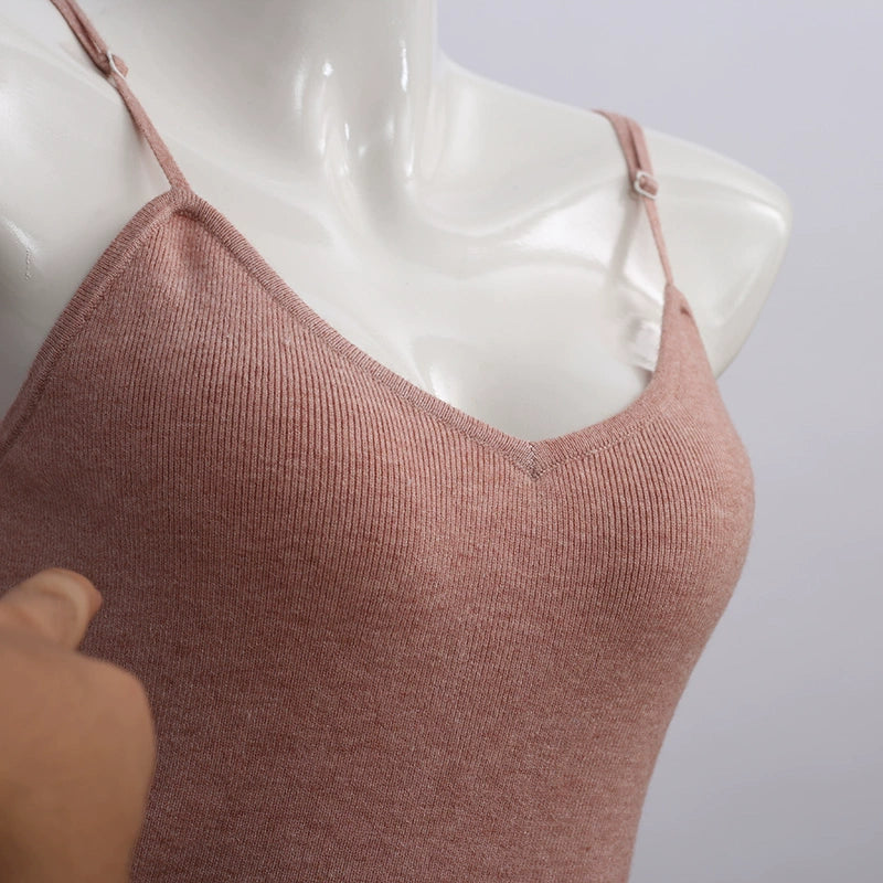 V-neck waist cinched slip dress