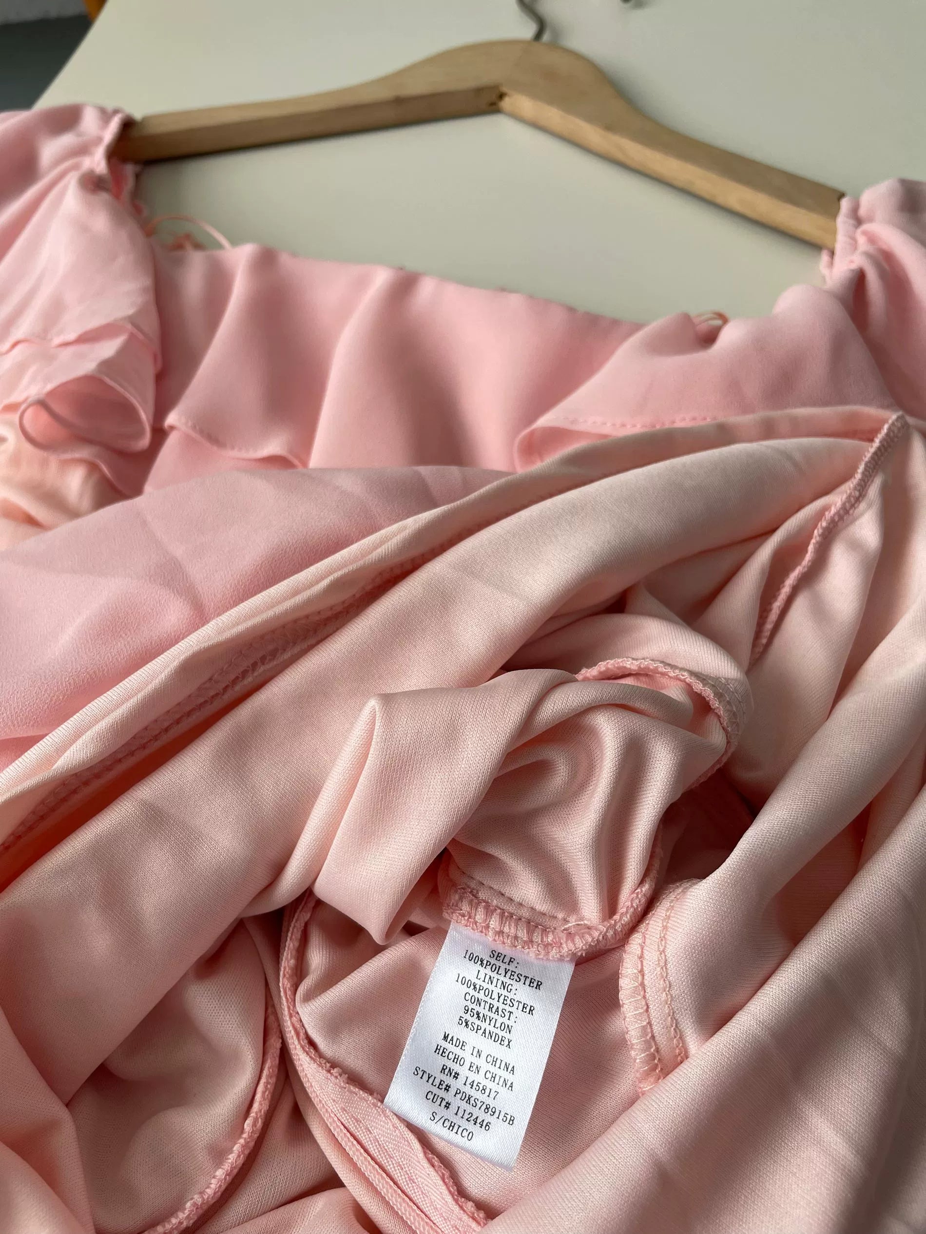 pink ruffle one shoulder mini dress
