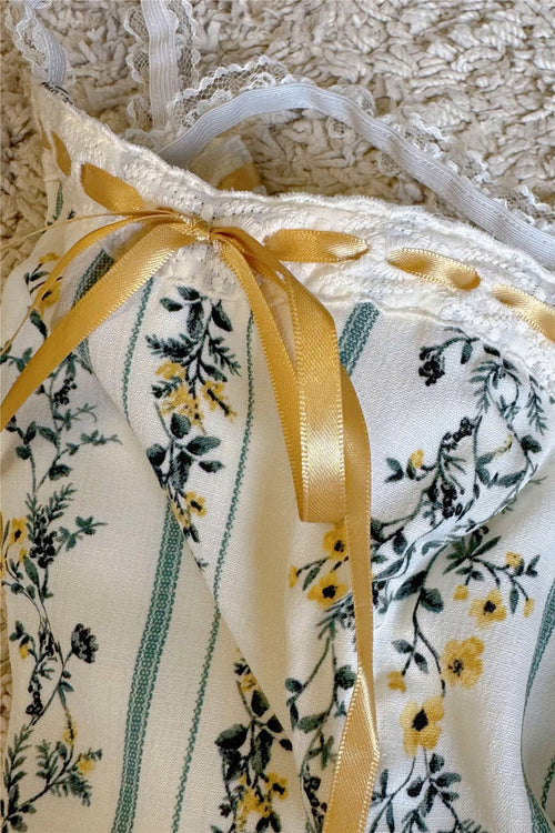 floral bow ribbon lace hook flower splicing suspender