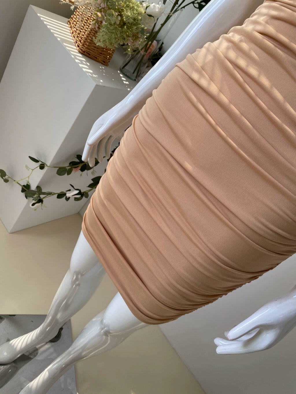 kink suspender slim back dress