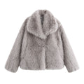 mag lambswool thick fur coat