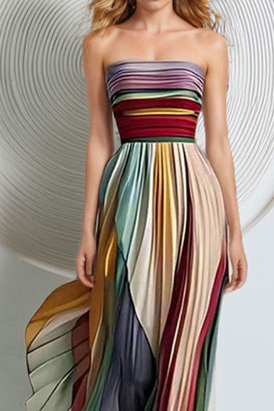 zenobia Strapless maxi dress