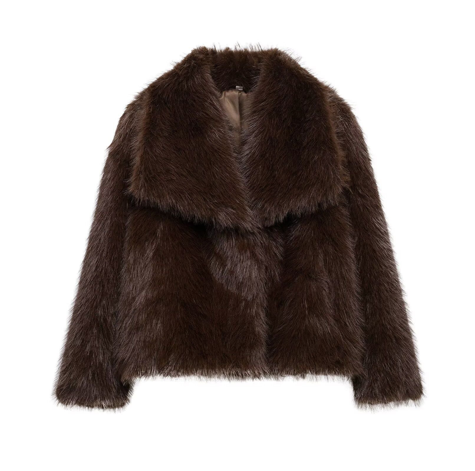mag lambswool thick fur coat