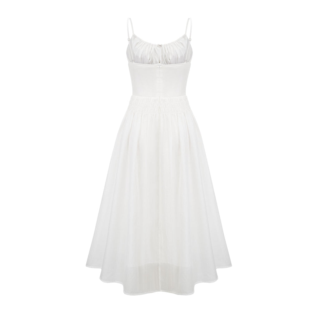 Sancia spaghetti-strap layered dress