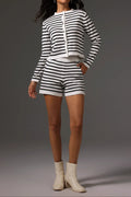 Serena Streak Long Sleeves Mini Two-Piece Set