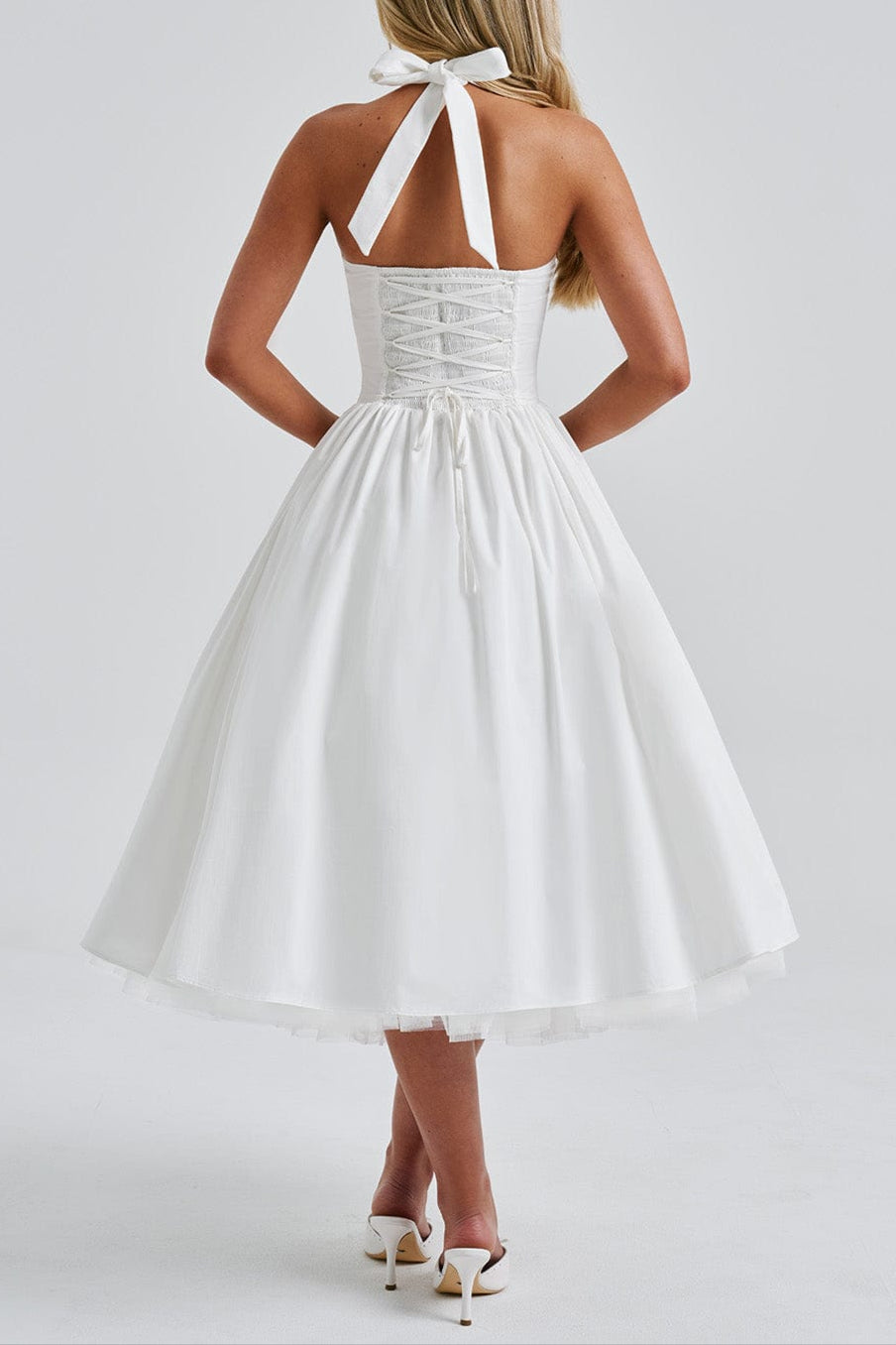 Cressida Midi Dress - Ivory