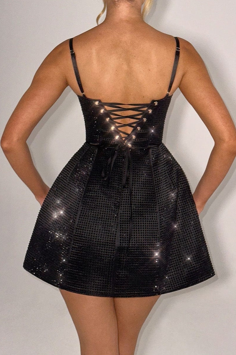 Leona Blush Mini Dress - Romantic Pink Party Dress