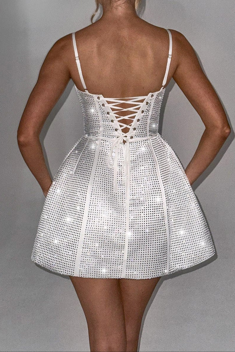 Emma Mini Dress - Ivory