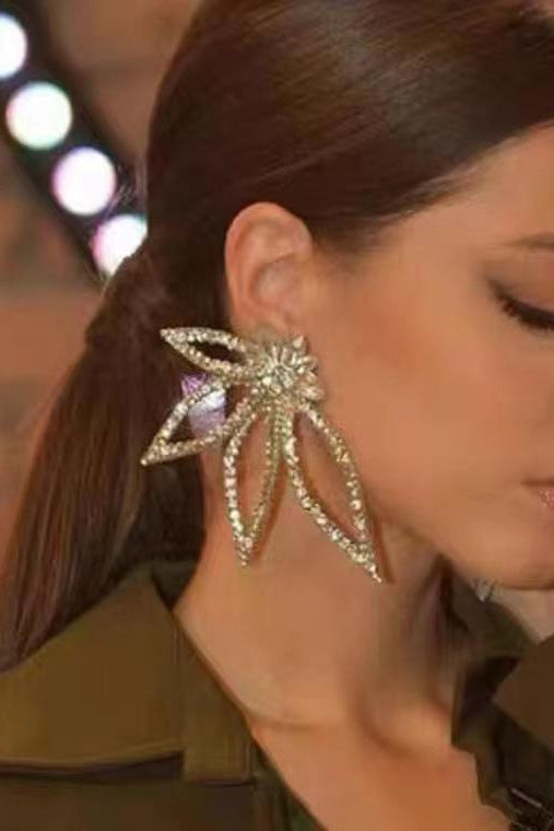 Hollow Butterfly Wing Earrings