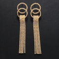 Hoop Tassel Earrings
