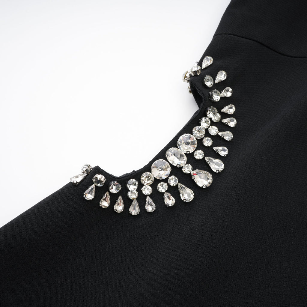 Patricia crystal-embellished mini dress
