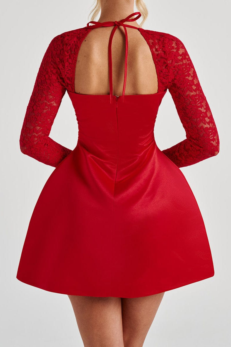 Sadie Mini Dress - Red